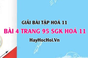 Giải bài 4 trang 95 SGK Hoá 11: Cách lập công thức phân tử hợp chất hữu cơ